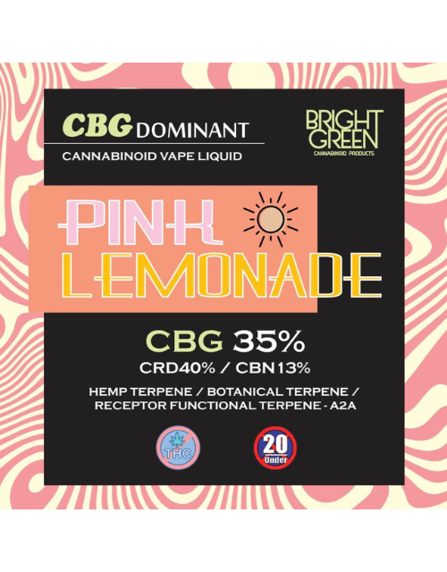 CBG LIQUID【PINK LEMONADE】0.5ml or 1.0ml