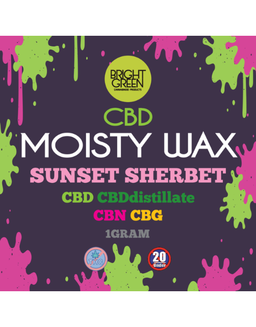 CBD MOISTY WAX【SUNSET SHERBET】1.0g