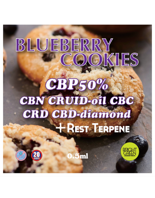 CBP50% LIQUID【BLUEBERRY COOKIES】0.5ml