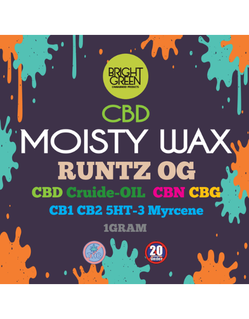 CBD MOISTY WAX【RUNTZ OG】1.0g