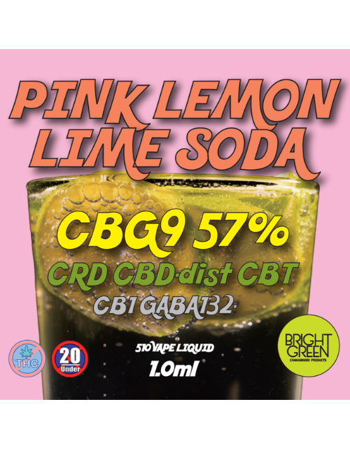 CBG9-57% LIQUID【PINK LEMON LIME SODA】1.0ml