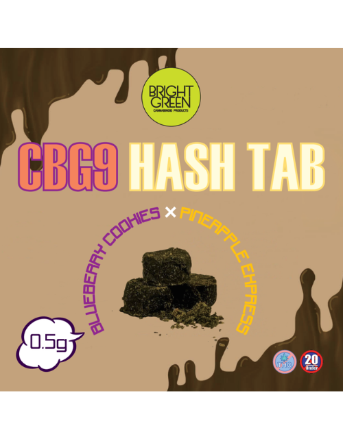 CBG9 HASH TAB【BLUEBERRY COOKIES×PINEAPPLE EXPRESS】0.5g